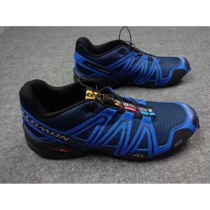 Salomon Speed Cross 3 Shoes Size 10 Blue Trail Running Comfort Hiking Outdoor